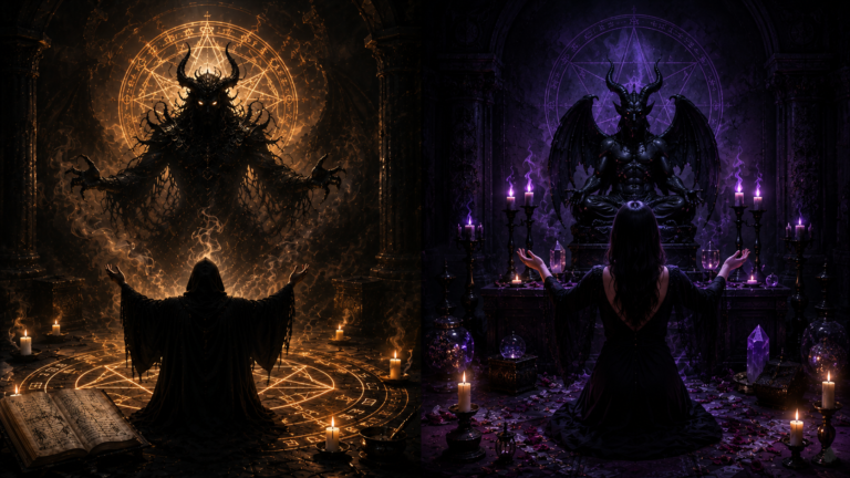 Diferença entre Goétia e demonolatria